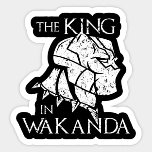 The Panther King Sticker